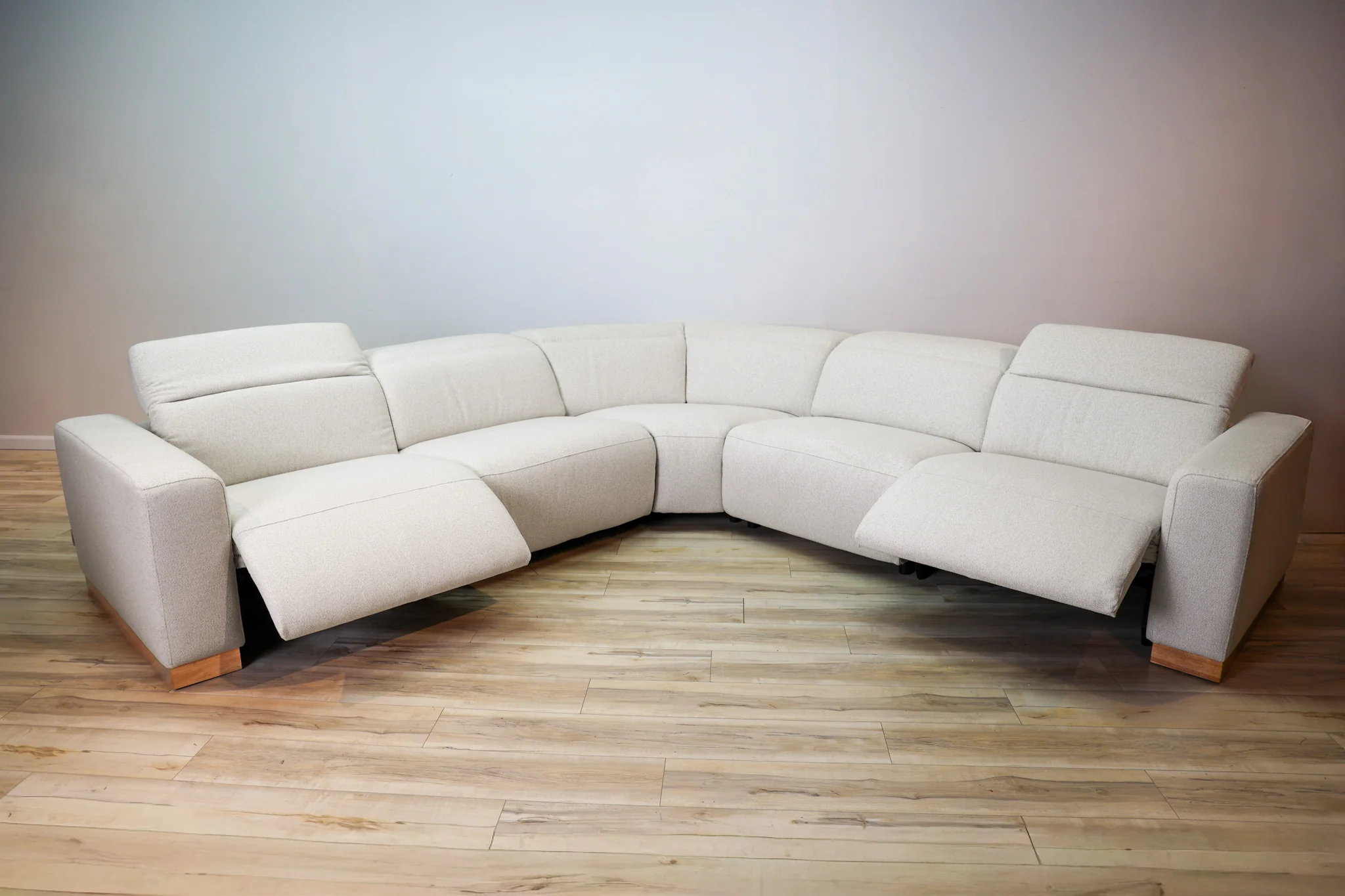Voss Performance Fabric Power Reclining Sectional - Image 4