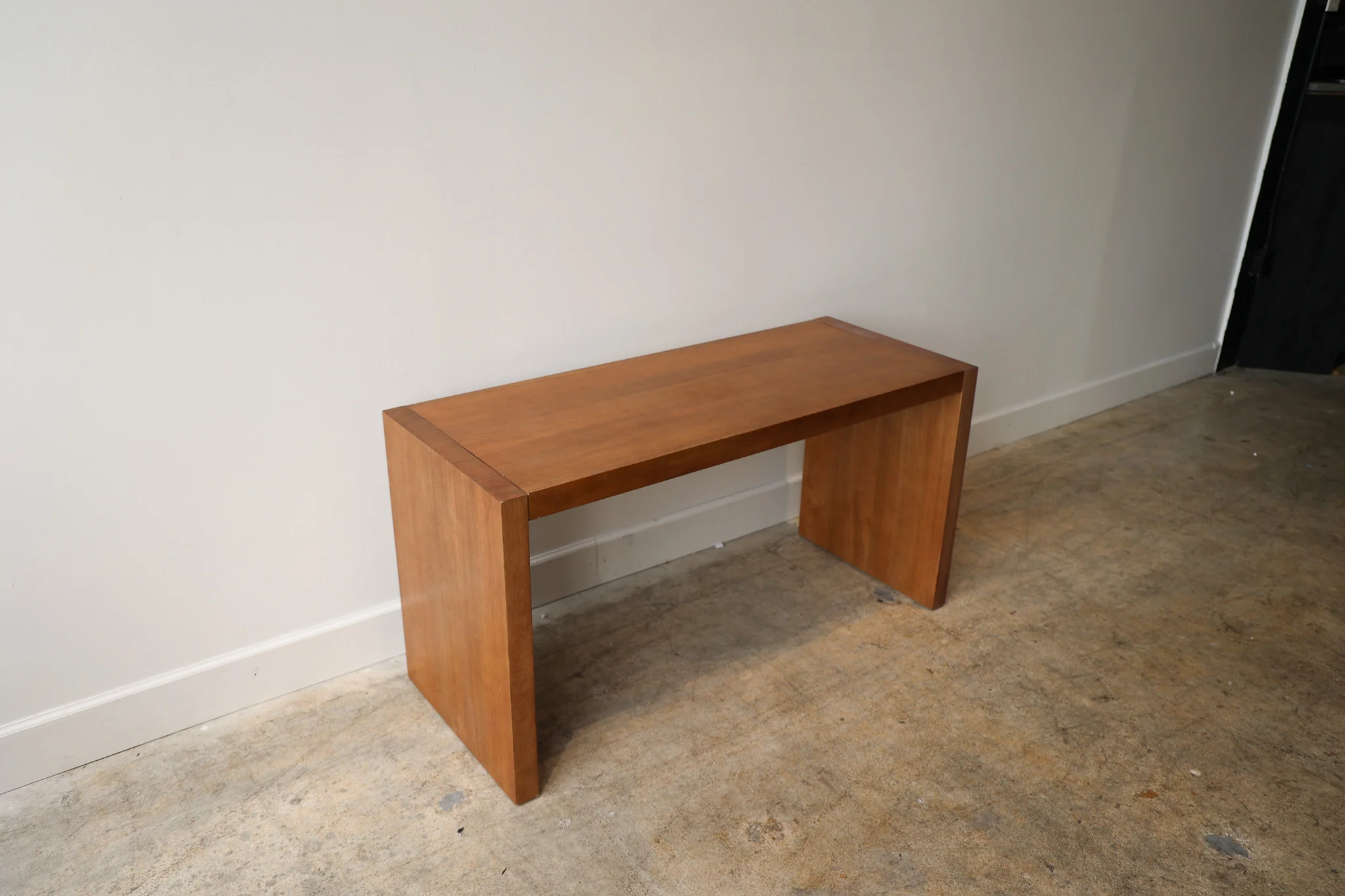 Dark Wood Over Ottoman Table - Image 10