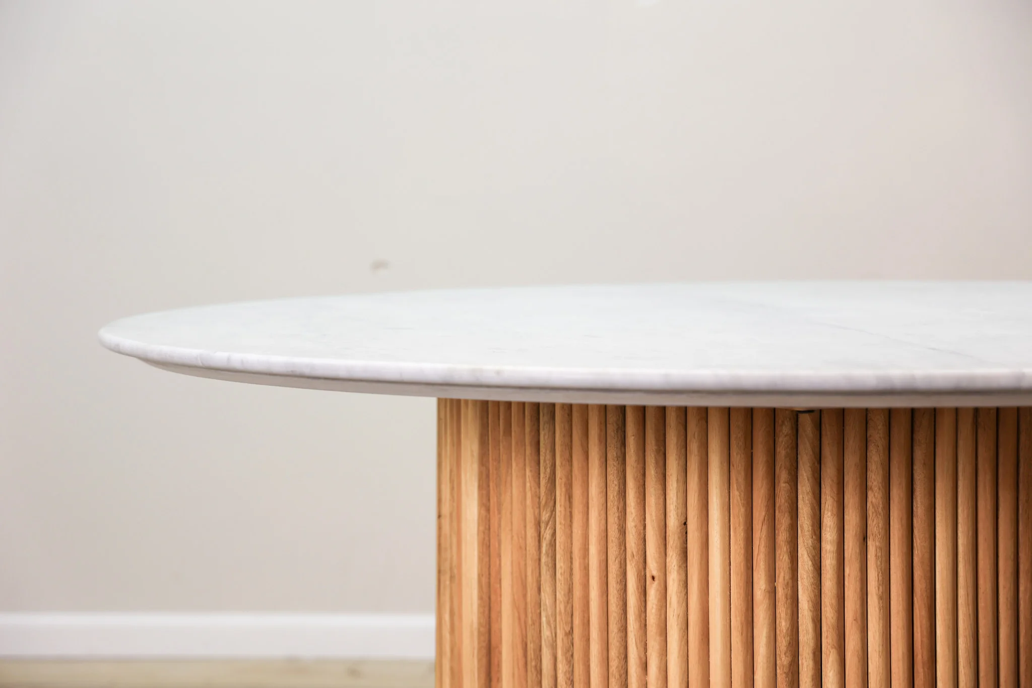 Fitzgerald Round Marble Dining Table - Image 10