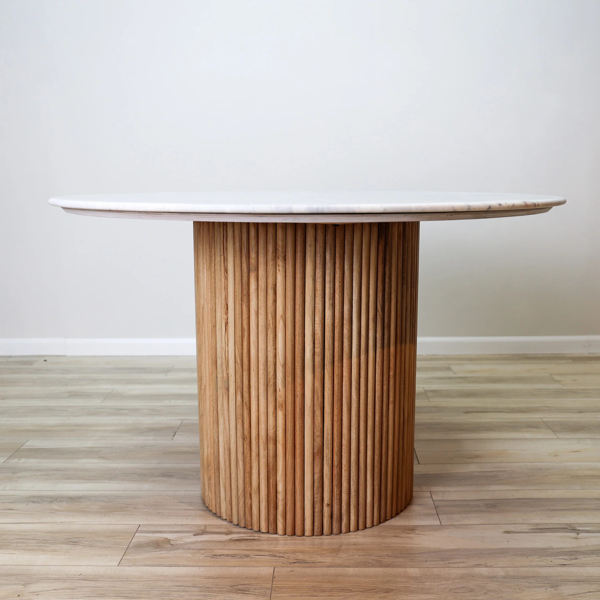 Fitzgerald Round Marble Dining Table - Image 4