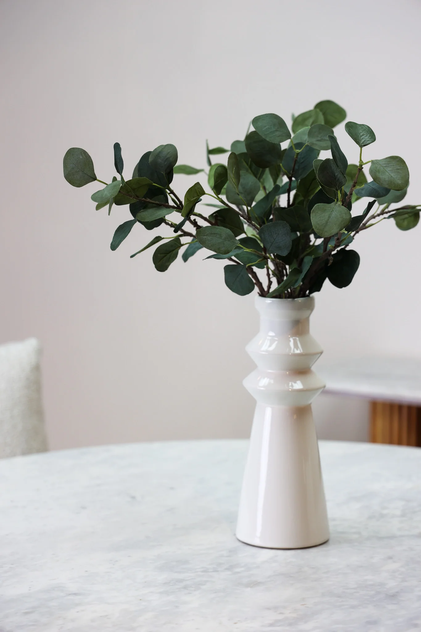 Fitzgerald Round Marble Dining Table - Image 6