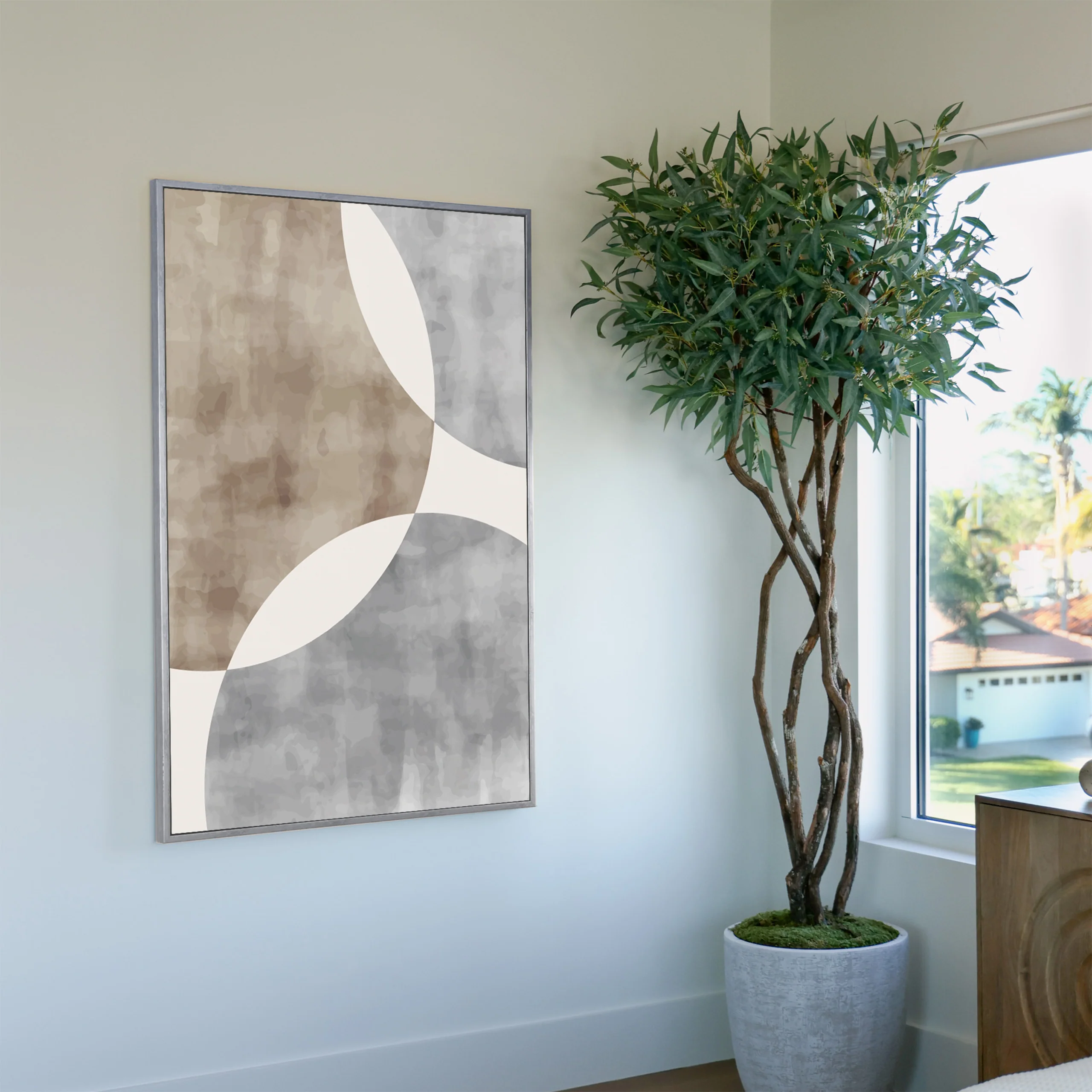 Neutral Circles Custom Art - Image 5