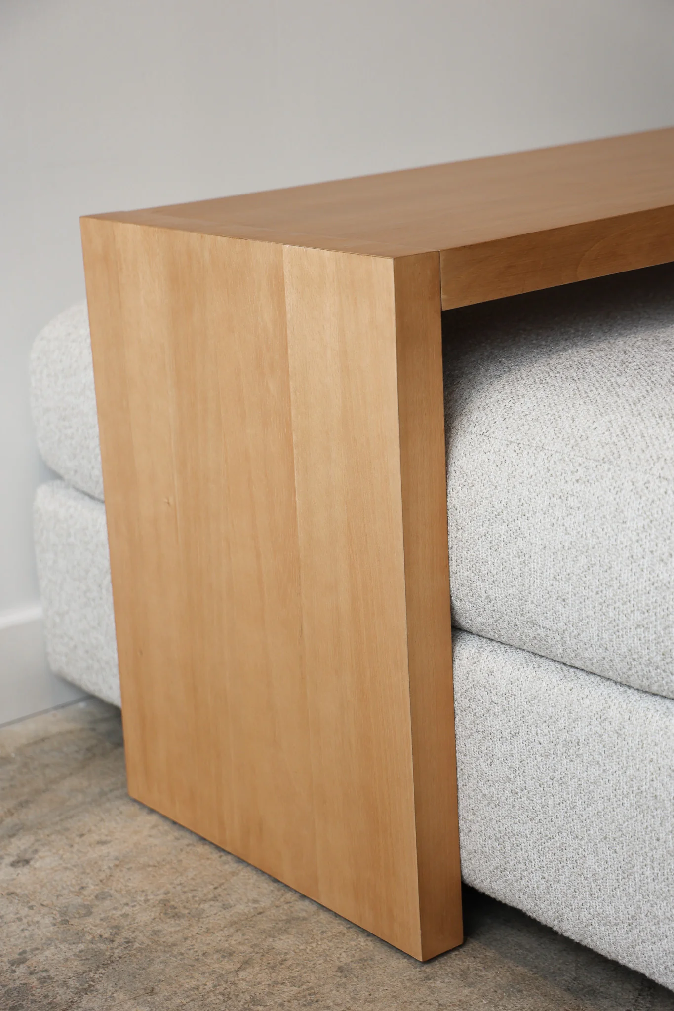 Light Wood Over Ottoman Table - Image 6