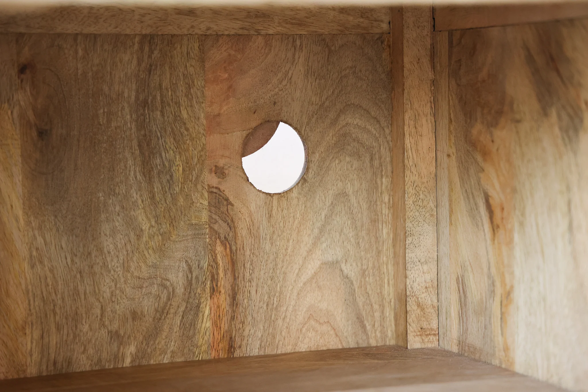 Savannah Wood & Rattan Credenza - Image 10