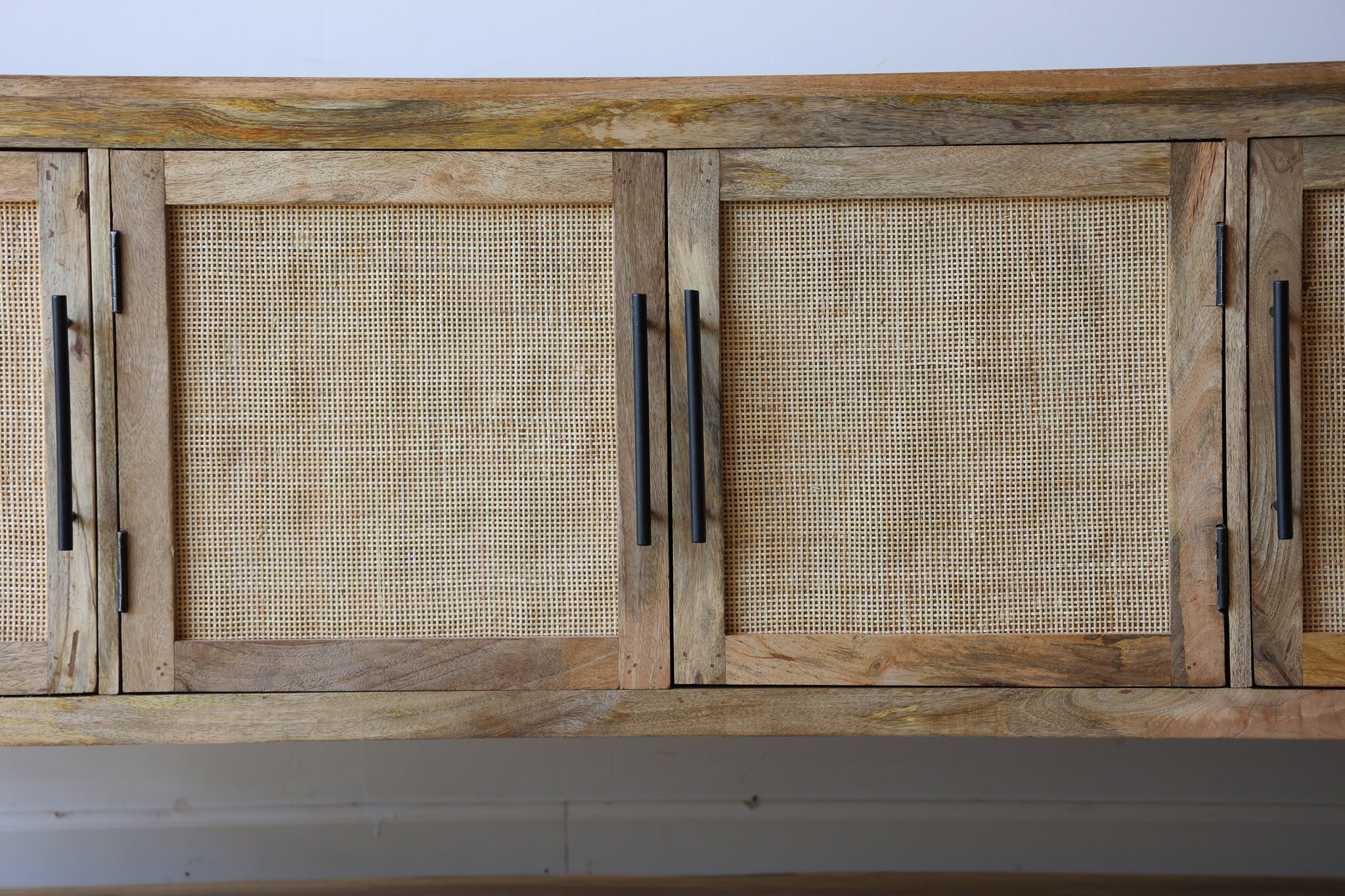 Savannah Wood & Rattan Credenza - Image 18